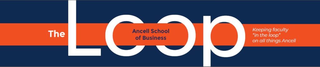 The Loop by the Ancell school of Business, Keeping faculty in the loop on all things Ancell