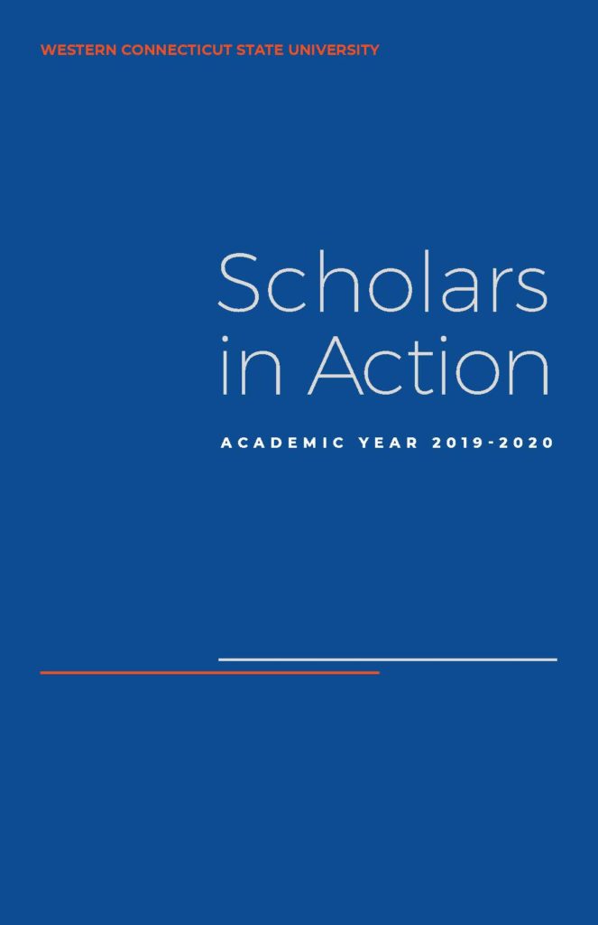 Scholars in Action Academic Year 2019-2020 cover page