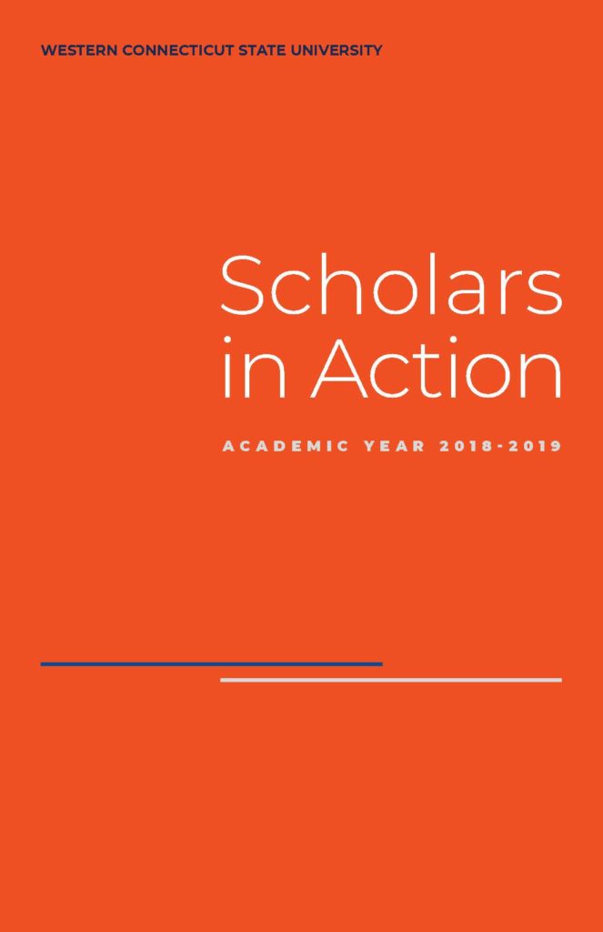 Scholars in Action Academic Year 2018-2019 cover page