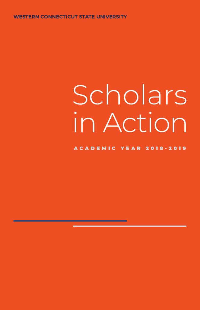 Scholars in Action Academic Year 2018-2019 cover page
