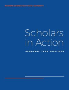 Scholars in Action Academic Year 2019- 2020 cover page