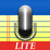 AudioNote Lite icon featuring a microphone in front of a lined paper backdrop with the word 'Lite' on the botton
