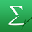 MyScript MathPad icon featuring a Greek capital sigma symbol on a green backdrop. The sigma symbol is part text and part hand drawn.