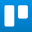 Trello icon featuring two white vertical rectangles of different heights representing Trello's lists.