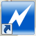 Natural Reader icon featuring a white lightning bolt on a blue backdrop.