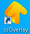 S S Overlay icon featuring a yellow upward pointing arrow. 
