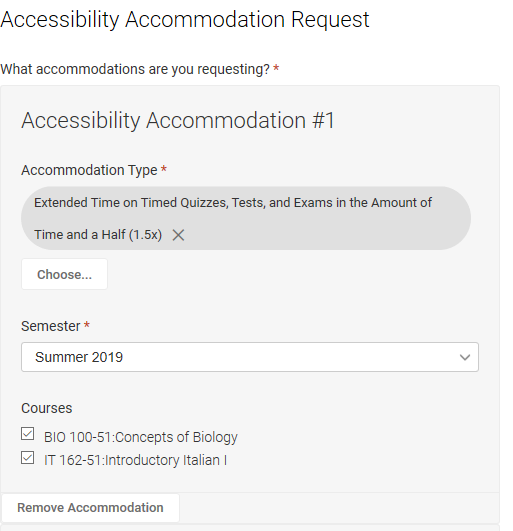 Accommodation approvals