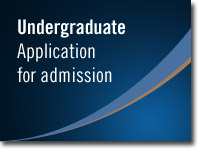 Undergraduate Application for Admission