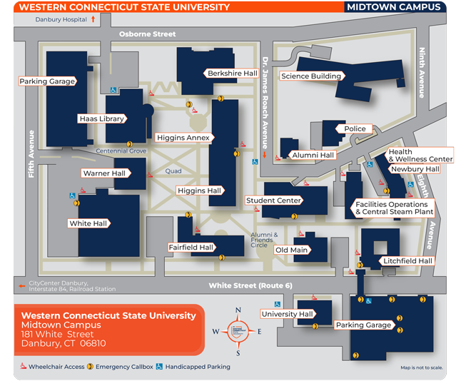 WCSU Midtown Campus Map