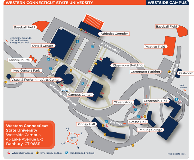 WCSU Westside Campus Map