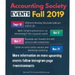Schedule of Accounting Society Events Fall 2019