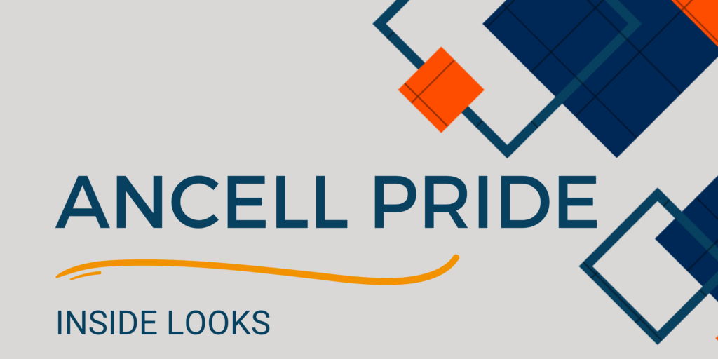 Ancell Pride page banner.