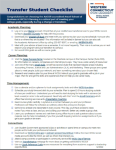 Image of Transfer Student Checklist
