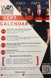 Western Marketing Association September poster