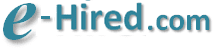 e-Hired.com Logo