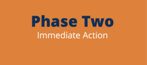 Phase Two: Immediate Action