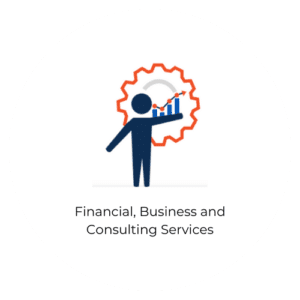 Financial, Business and Consulting Services Mobile Button