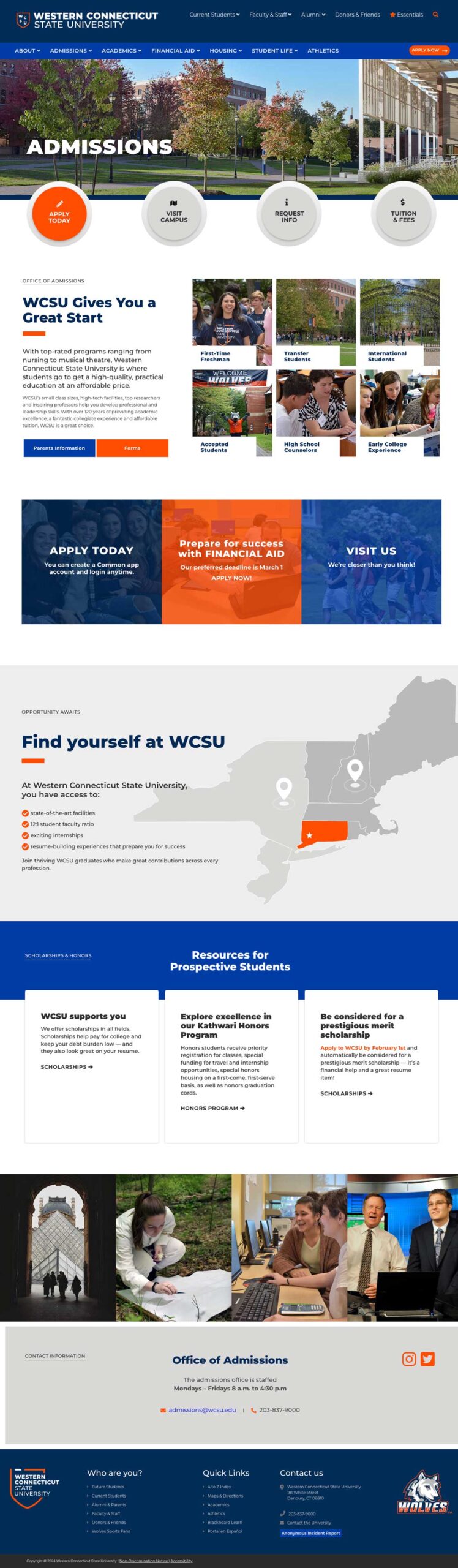 WCSU Admissions