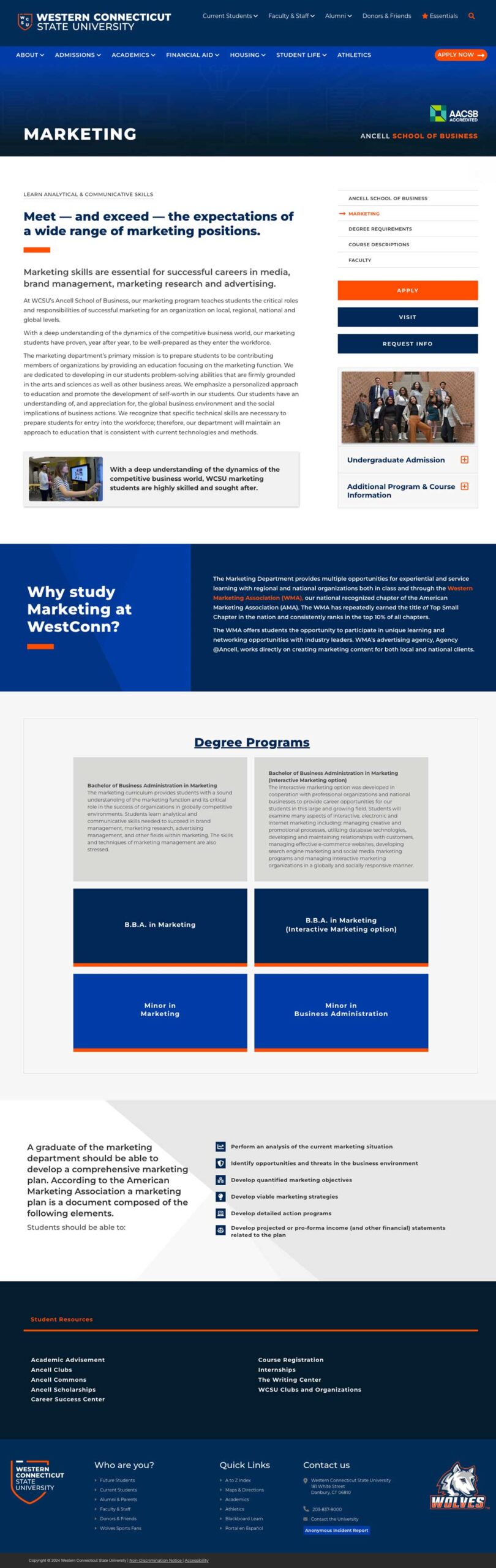 Marketing Degree Program