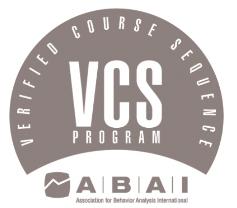 Badge for Verified Course Sequence, VCS Program, Association for Behavior Analysis International