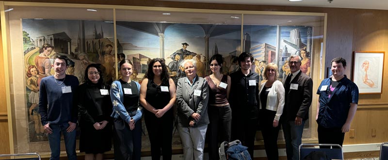 English Majors Presented Papers at the Undergraduate English Conference at CCSU—November 2024.