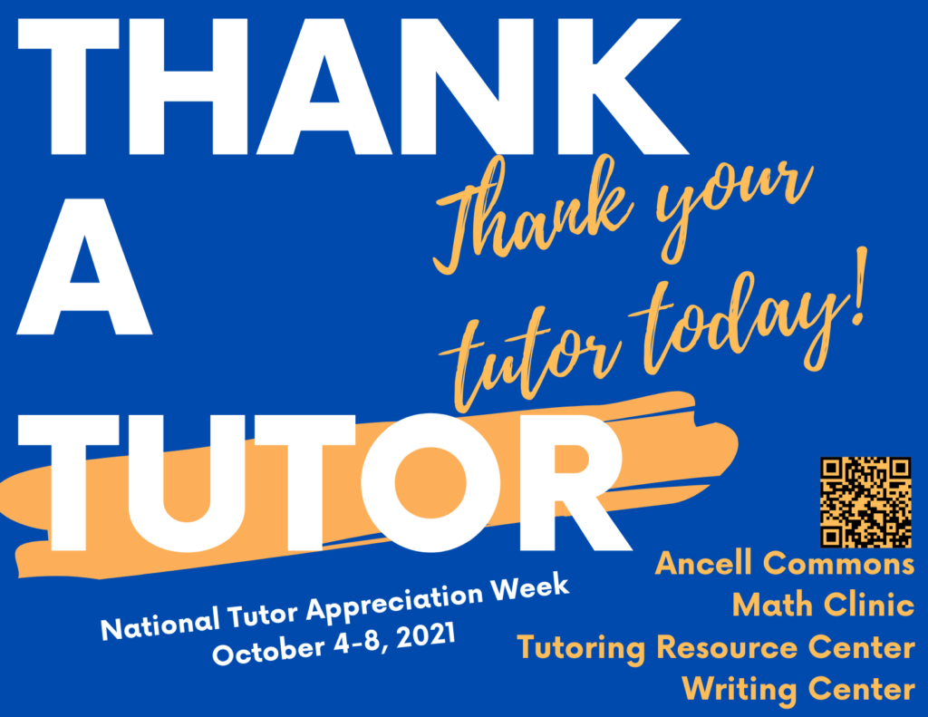 Thank a Tutor WCSU Events