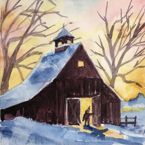 Barn in Winter