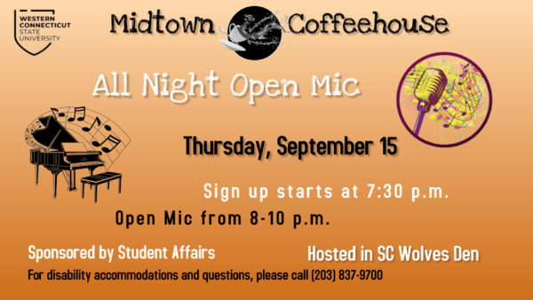 Coffeehouse 9/15/22 open Mic from 8 to 10 p.m.