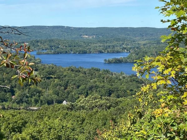 View from Pinnacle Rock over Lake Waramaug