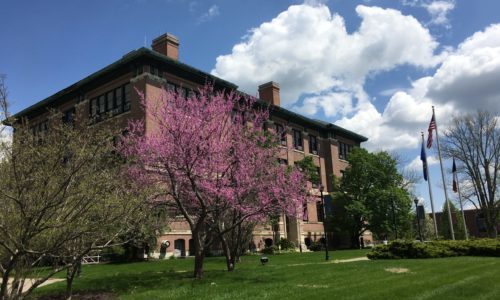 Old Main in Spring