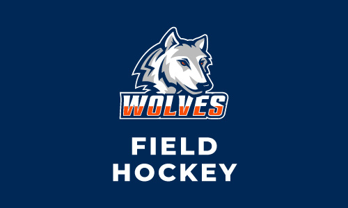 Field hockey with logo