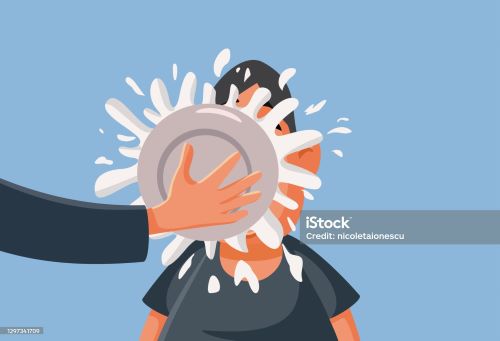Pie in the face image