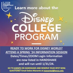 Disney college program flyer