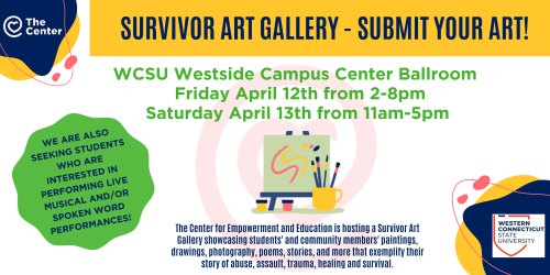 WCSU Survivor Art Gallery Flyer