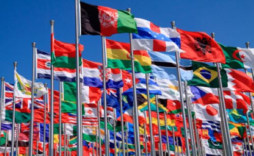 image of multiple flags