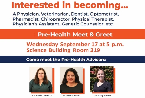 Pre-health advisors