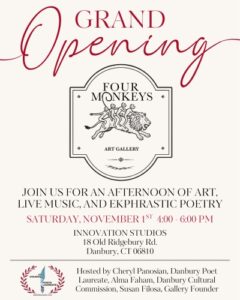 Four Monkeys opening invite