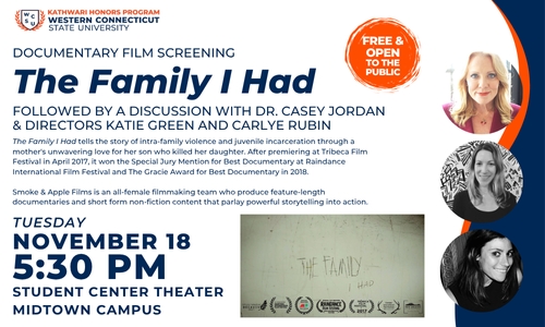 The Family I Had flyer