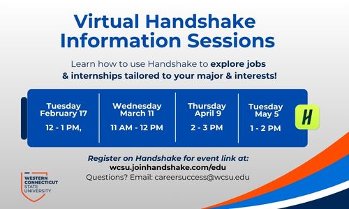 Spring 2026 Handshake Information Sessions