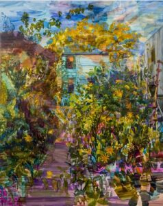 Stephanie Pierce: Sun Cipher, oil on canvas, 60 x 48 inches, 2023