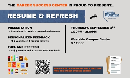 Resume and Refresh flyer