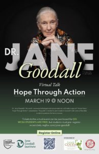 thumbnail image of Jane Goodall Event Flyer