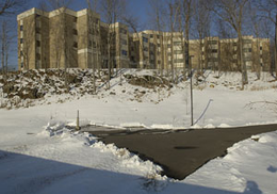 Ella Grasso Hall in Winter