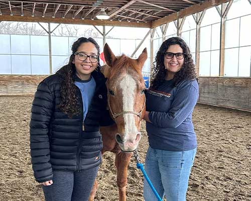 Kathwari Honors Students Enhance Their Soft Skills in the Leadership through Horsemanship Program