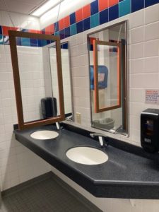 Alternate bathroom sink area