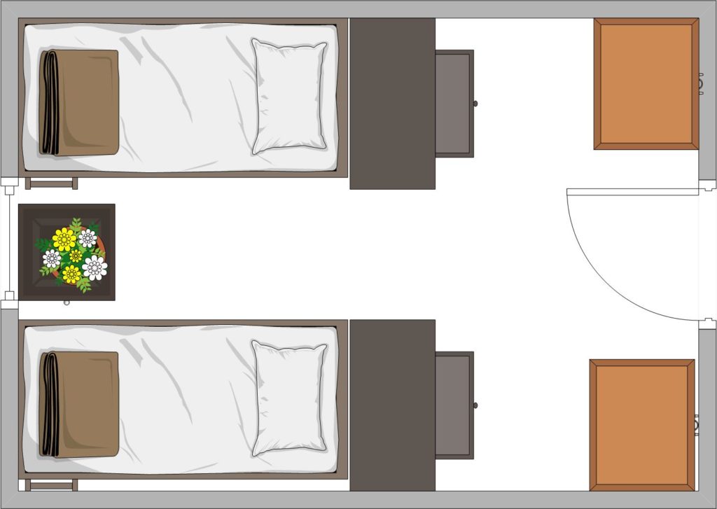 Litchfield Double Room Floor Plan image