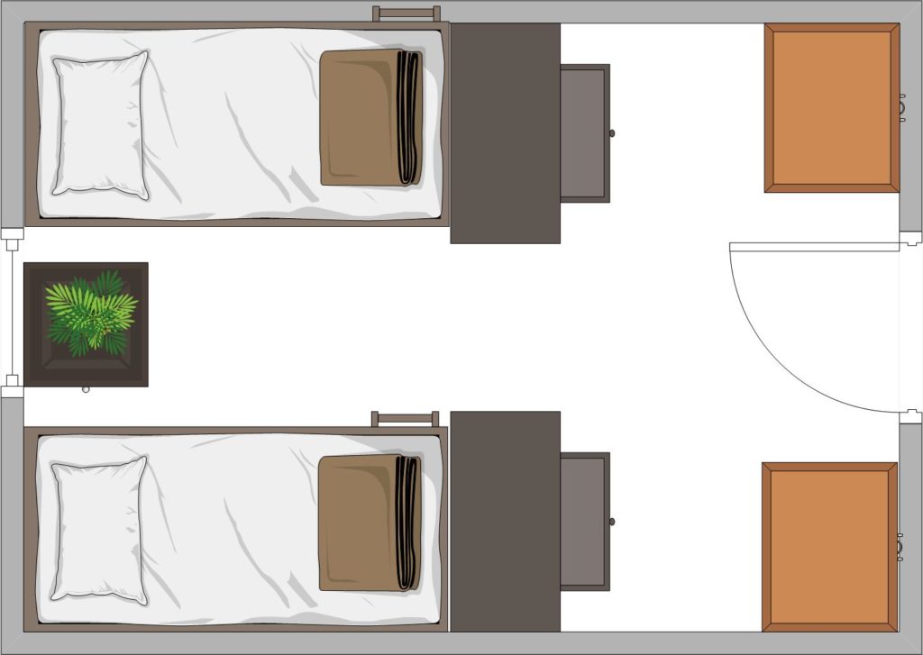 Newbury Typical Double floor plan