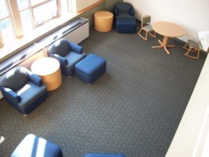 Pinney Floor lounge overhead view