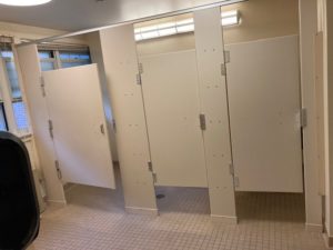 Fairfield Hall wing section toilet area