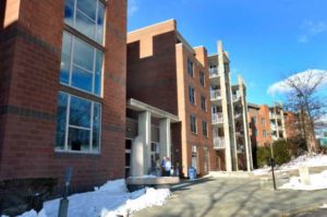 Pinney Hall winter exterior photo